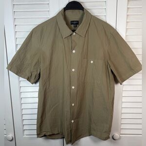 Club Monaco Khaki Short Sleeve Shirt